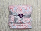 Hudson Baby Infant Girl Plush Blanket With Sherpa Back  Pink  One Size
