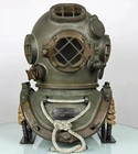 Antique Style Mark V Diver Helmet Deep Sea Scuba Diving Helmet With Stand
