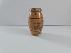 German Antique Asbro Needle Case Wood Barrel Sewing  Pat 2001 Art  740 W needles