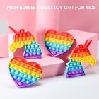 Popit Fidget Toy Push Bubble Sensory Stress Relief Kids Family Gift Game Rainbow