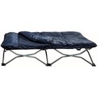 Deluxe Portable Toddler Bed W  Sleeping Bag Travel Cot Naptime Sleepovers Navy