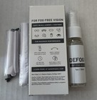 Defog It Anti-fog Kit 1oz Anti Fog Spray  Microfiber Cloth  And Travel Bag