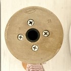 Vintage Wooden Textile Spools Bobbins Industrial Yarn Rustic Home Decor Lot Of 2