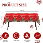 Christmas Tablecloth  3 Pcs Plastic 3pcs  Merry Christmas-3pcs 