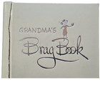 Vtg C r  Gibson Grandma s Brag Book Pocket Photo Album Made In Usa Junk Journal 