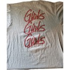 Motley Crue Concert T-shirt  large  Vintage Girls girls girls Tour