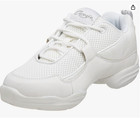 Capezio Women s Ds11 Fierce Dance Sneaker  White  4 5 M Us
