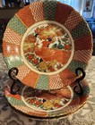 A Set Of Three Vintage Japanese Arita Imari Porcelain Decorative Bowls With   