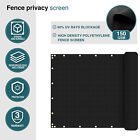 4  5  6  8  Fence Privacy Windscreen Screen Black Shade Cover For Yard Outdoor