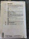 Vogue 1898   R11572 Dress Sewing Pattern Misses Sizes 16-24 Uncut