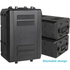 2u-6u Rack Case Dust-proof Watertight Shallow 10 2  - L19  Amp Rack Flight Case