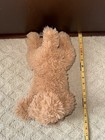 Fao Schwarz Doodle Laying On Belly Brown Dog Plush Stuffed Animal Puppy Euc