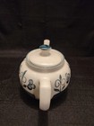 Teapot Chinese With Green Leaves Vintage Porcelain China 26