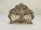Ornate Vintage Godinger Silver Plated Napkin Holder