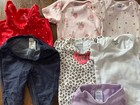 Gerber Carters Baby Girl Newborn Outfits Tee Shirts Bodysuits Clothes Lot Summer