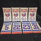 Lot Of 8 New York Islanders Mini Banners 4 Stanley Cups  Potvin  Bossy  Nystrom