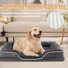 Dog Bed For Extra Large Size Dogs With Non-slip Base  Orthopedic Pet Sofa 42  L 
