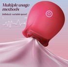 Vibrator Rose Sex Toys For Women  2in1 9 Vibrating   Sucking Modes Rose Sex Toy