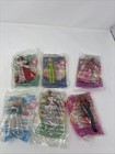 Vintage 90   s Lot 6 Mcdonald s Barbie Happy Meal Toys New Sealed   2 Meal Boxes