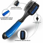 Golf Club Cleaner Brush Oversized Head With Spike For Groove Cleaning 2 Pack 