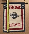Welcome Home In Service Vintage Window Banners Flag