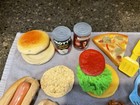 Vintage Lot Of Play Food