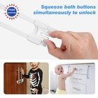 Cabinet Locks 4 Pack Adjustable Child Safety For Kitchen Bathroom Vmaisi Baby