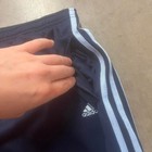 Y2k Men s Blue Striped Baggy Adidas Track Pants Wide Leg Loose 2xl