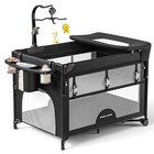 5 In 1 Baby Bassinet Bedside Sleeper Portable Crib Pack And Play With Mattress