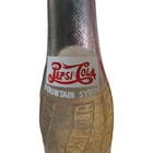 1943 Double Dot Pepsi cola Fountain Syrup 12 Oz Embossed Bottle Long Island ny