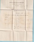 1841 Bank Of State Of New York Stampless Cover To Cashier Turner New London Ct