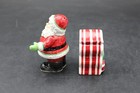Fitz And Floyd 2008 Peppermint Santa Christmas Salt   Pepper Shakers