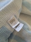 Nordstrom Baby Pink White Knit Chenille Baby Blanket Soft 30   40  Double Sided