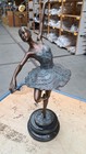 Ballerina Bronze Sculpture Statue Woman Marble Vintage Deco Rare Decor Art Lady