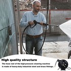 Heavy Duty High Pressure Power Washer Jet Wash Hose Reel  3 8  Hosex15m 4000psl 