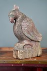 Antique Eagle Staircase Newl Post Column Wood Finial Architectural Salvage Vtg