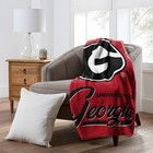 Ncaa Signature Raschel Throw Blanket 50 X 60 Soft Cozy Decorative Sports Fan    