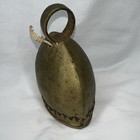 Brass Bell  Vintage Javanese Java Indonesia Brass Bell Wooden Clapper Original