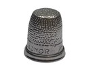 Vintage Signed D  Leonor Sterling Silver Sewing Thimble Ornate Collectible