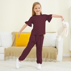 Jimonda Kids Girls Short Sleeve Tops And Pants Pockets Clothing Set 2 Piece