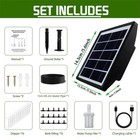 Solar Automatic Drip Irrigation Kit Sprinkler Kit Anti-siphon For Indoor Garden