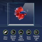 6 5 Gallon Ultra Clear Glass Fish Tank  Rimless Low Iron Aquarium For Betta n   