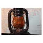 Dietz  Air Pilot Black Kerosene Oil Lantern Amber Glass Globe