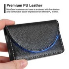 Maxgear Business Card Holder  Pu Leather Business Card Case Pocket Credit Card