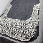 Pakistani Embroidered Black Cotton Kaftan Dress With Intricate White Maxi Formal