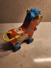 Fisher Price Bossy Bell Wooden Cow Pull Toy 1969 Vintage No Pull String