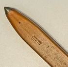 Vintage Southern Wooden Weaving Boat Loom Shuttle Hard Wood 16   