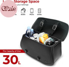 Motorcycle Saddlebags Synthetic Leather Throw Over Side Bags Universal