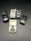 Vintage Flip Cell Phone Lot  5   Motorola  Untested As-is
