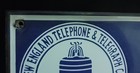 New England Bell System At t  Telegraph Public Telephone Porcelain Sign